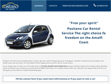 Tablet Screenshot of car-rental.positanocarservice.com